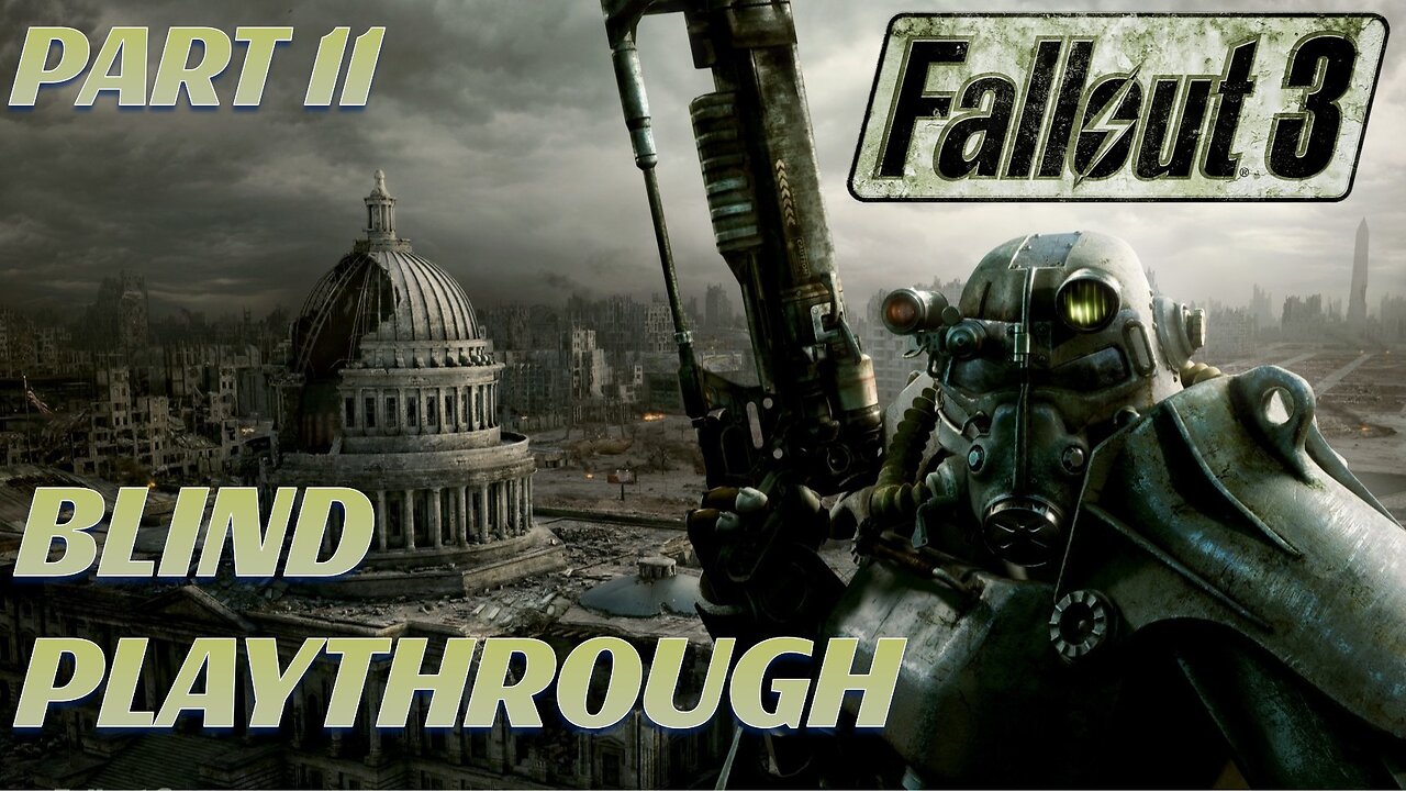 🔴PROJECT PURITY!!! | BLIND PLAYTHROUGH | FALLOUT 3 (PART 11)🔴