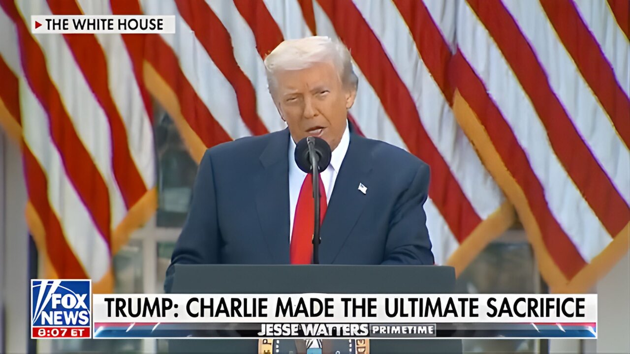 Donald Trump - Charlie Made The Ultimate Sacrifice