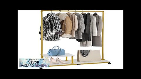 VEVOR Clothing Garment Rack 47.2"x14.2"x63.0" Heavy-Duty Clothes Rack w/Bottom Shelf Review