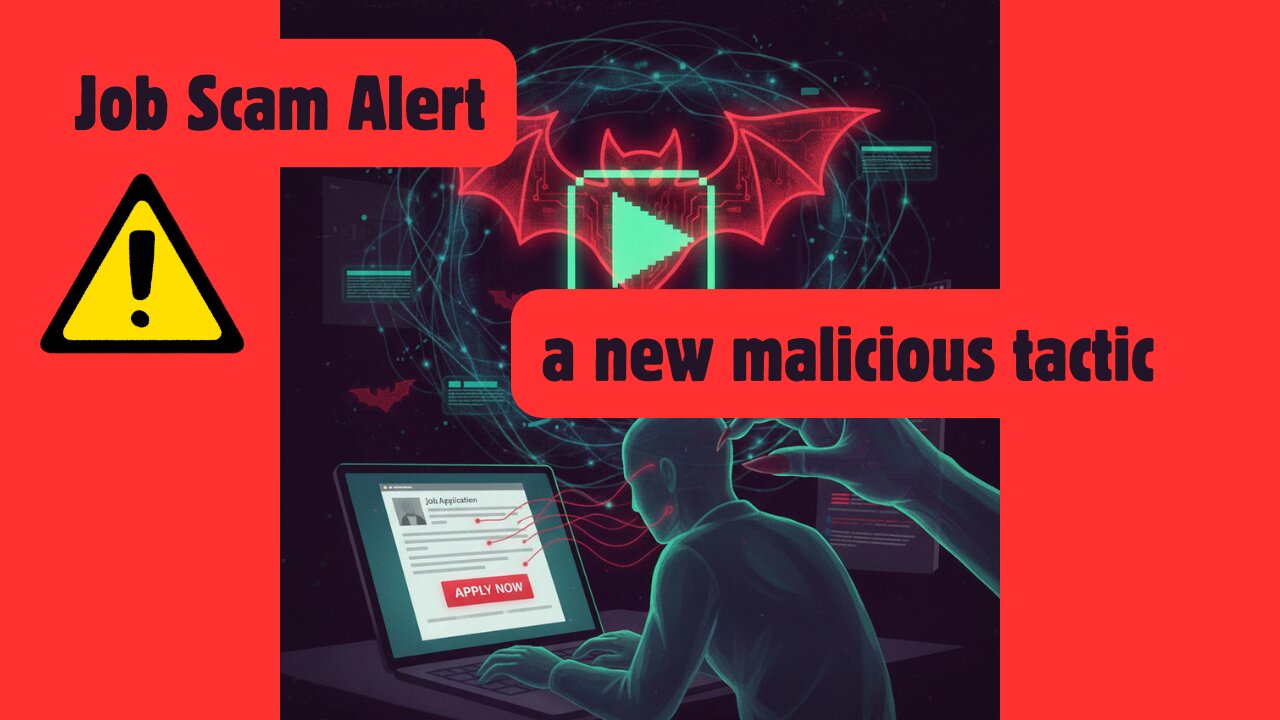 ⚠️ Job seekers - be aware of this new malicious tactic