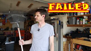 DIY Yard Rake Repair ATTEMPT