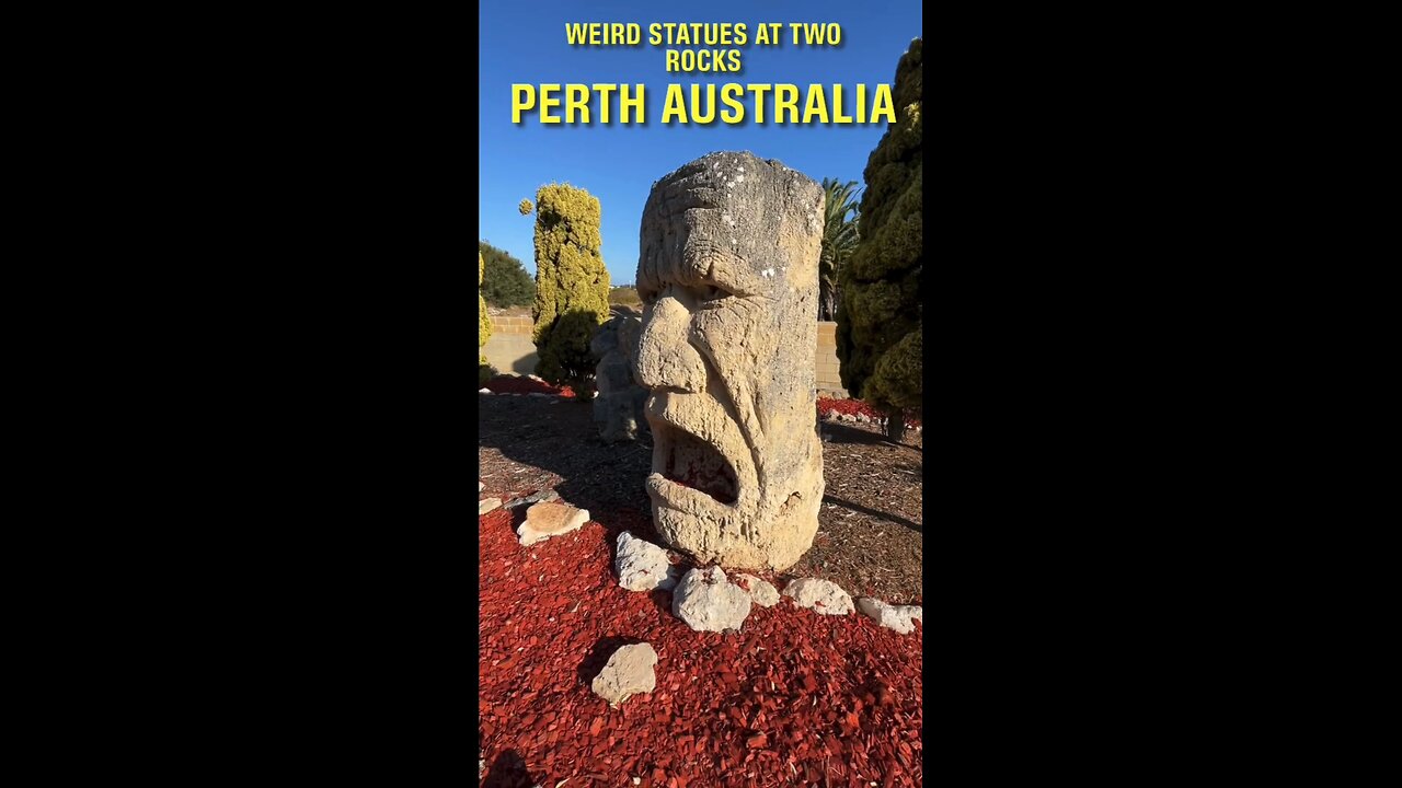 Exploring Perth Australia: Weird Statues at Two Rocks 🗿🇦🇺