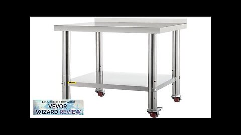 VEVOR Stainless Steel Prep Table 24 x 24 x 35 Inch 440lbs Review