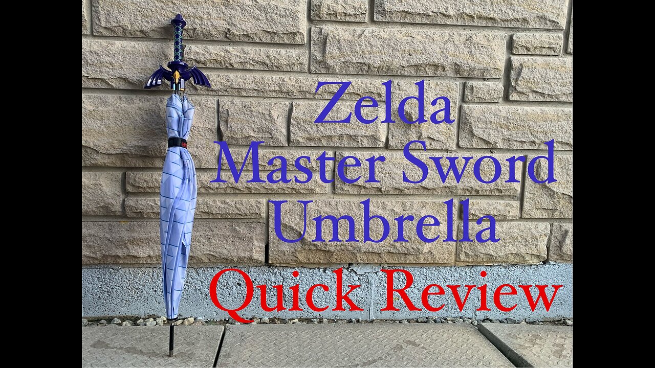 Zelda - Master Sword Umbrella - Quick Review