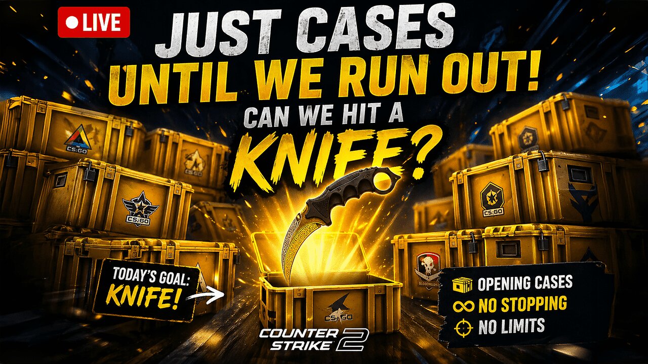 Counter Strike 2 Case Opening Stream - Let's Hit A Knife!