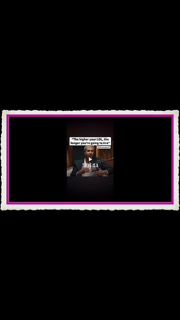 The Higher Your LDL, The Longer You're Going To Live. Dr Aseem Malhotra, Cardiologist