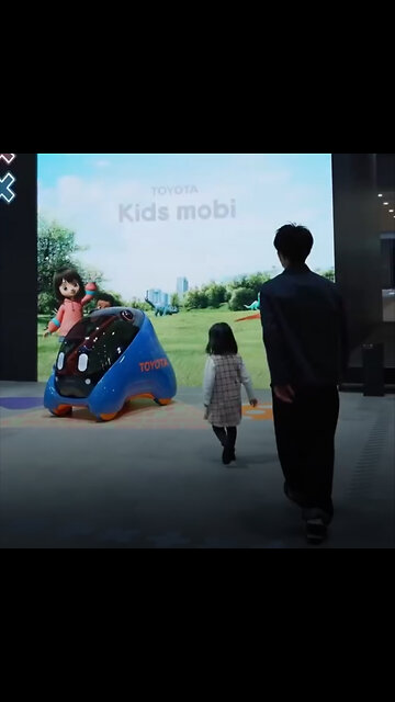 Toyota presenta una cápsula autónoma que llevaría a niños al colegio