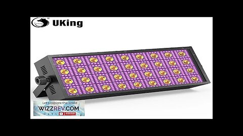 U'King 220W Screen Lights 36RGB Single Point Control Wash Lights Square Curtain Review