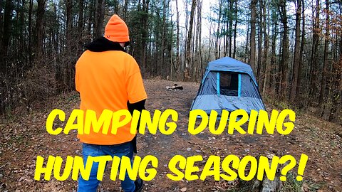 Camping During Hunting Season?! | Cooking A Thanksgiving Dinner In The Forest