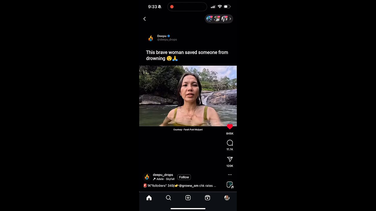 This lady saved someone from drowning with one hand