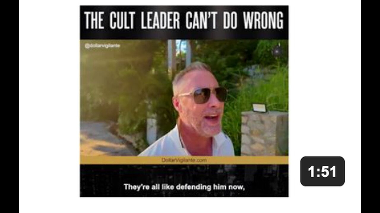 The Cult Leader Cant Do Nothing Wrong