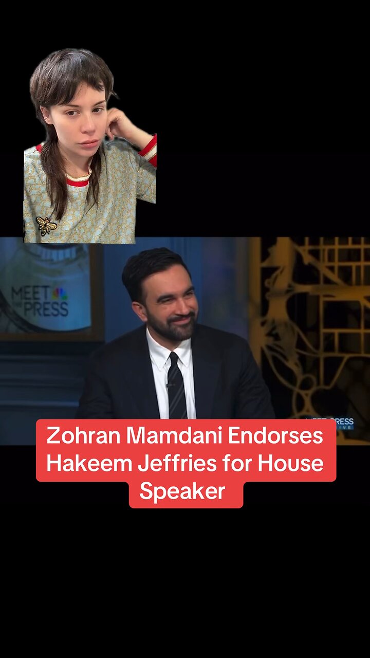 Zohran Mamdani ENDORSES Hakeem Jeffries!