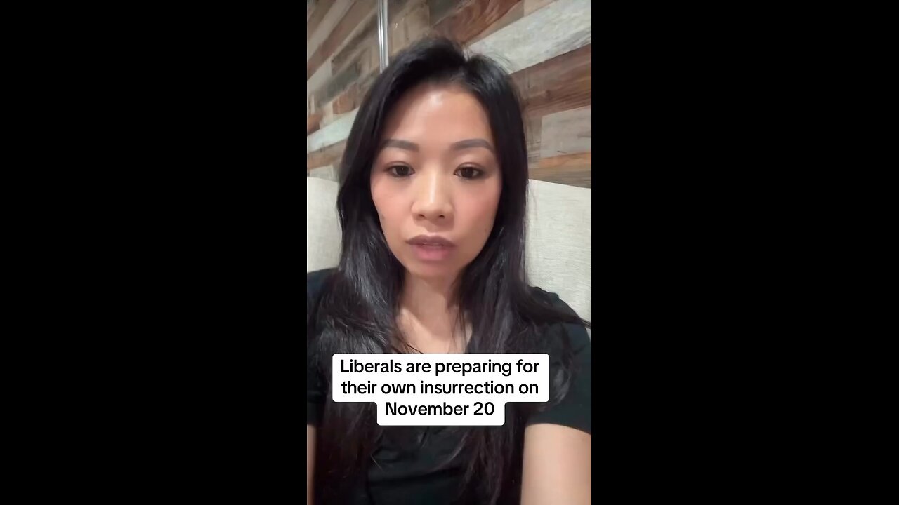 Captioned - Liberals prepare for an insurrection on Nov 20th