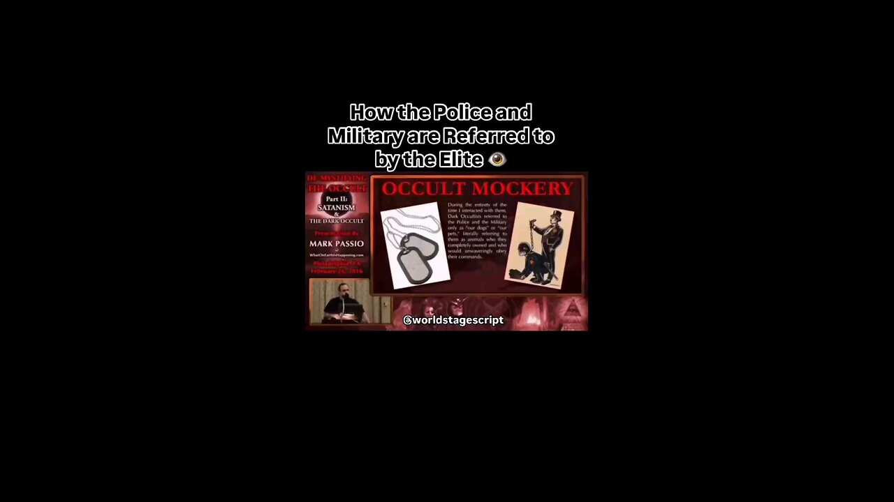 How The Elite View The Military And Cops