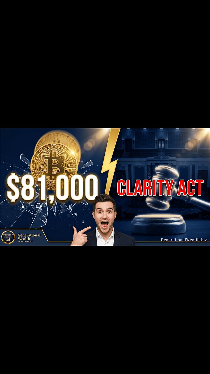 Bitcoin Breaks $81K & The Senate's CLARITY Act Could Change Crypto Forever | Morning Recap