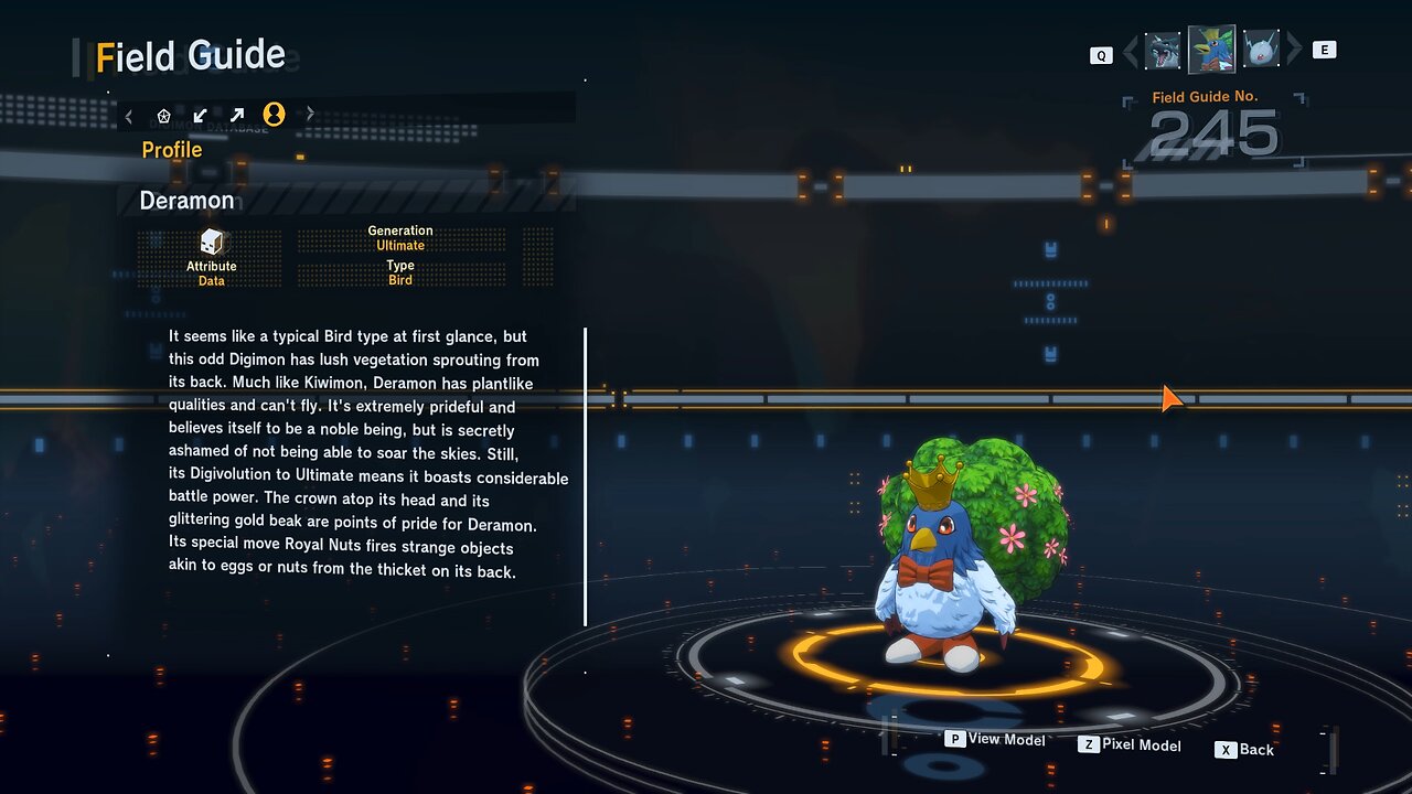 deramon all digivolution/de-digivolution/profile Digimon Story Time Stranger