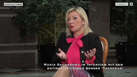 🪆Maria Sacharowa 🪆🥇im Interview mit dem nationalistischen Sender "Tsargrad"