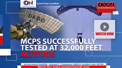 MCPS Successfully Tested at 32,000 Feet