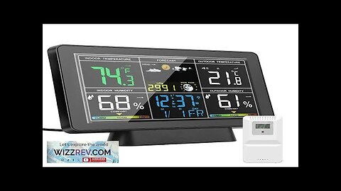 AGSIVO Weather Station Alarm Clock Wireless Indoor Outdoor Thermometer with Atomic Clock Review