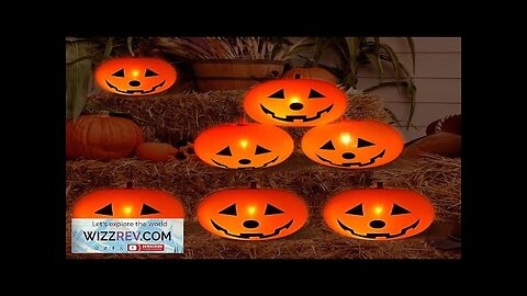 5Pcs Halloween LED Glowing Balloons Horror Ghost Pumpkin Latex Ballon Halloween Party Review