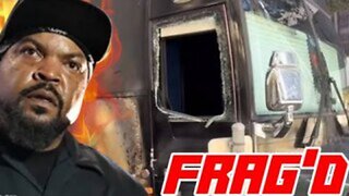 ANTIFA Fire Bombs Ice Cube's Tour Bus Mistaking it For ICE Bus