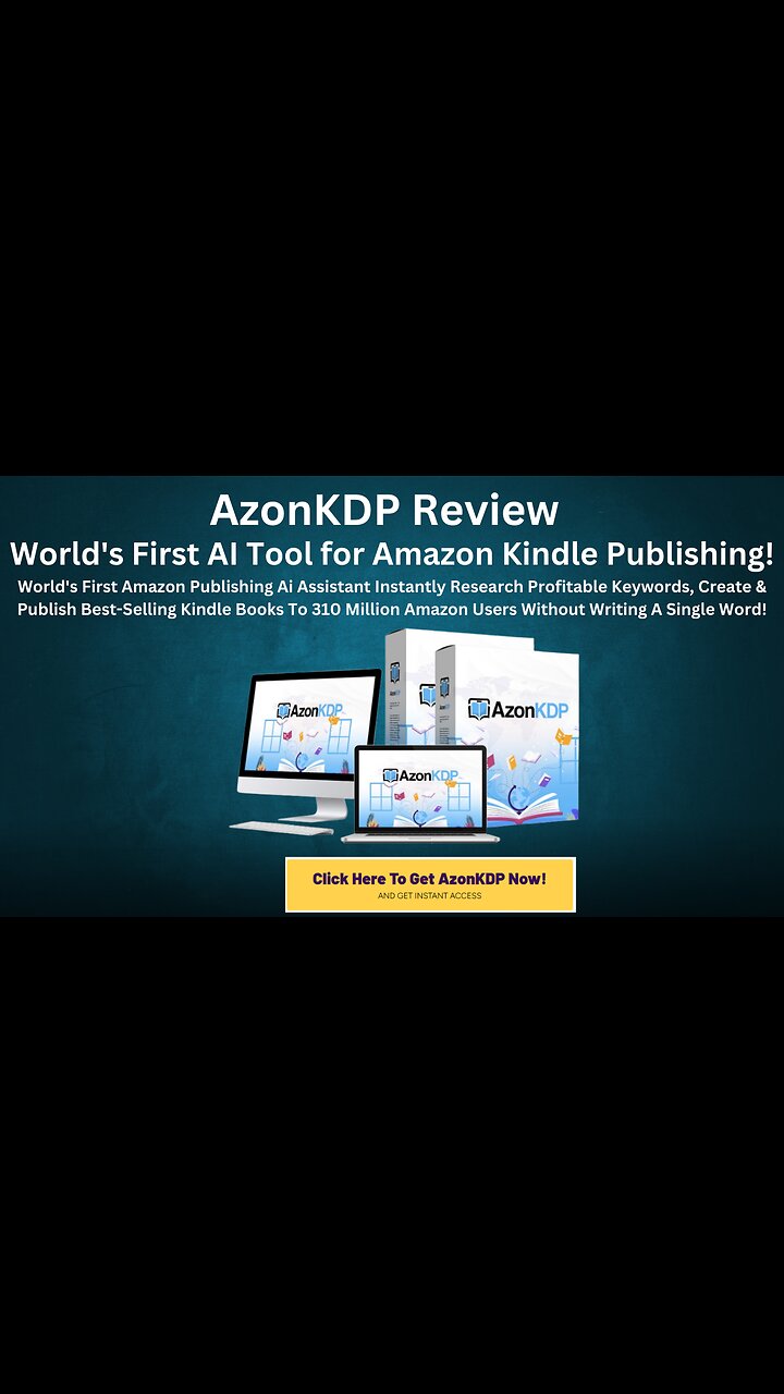 AzonKDP Review - Worlds First AI Tool for Amazon Kindle Publishing!