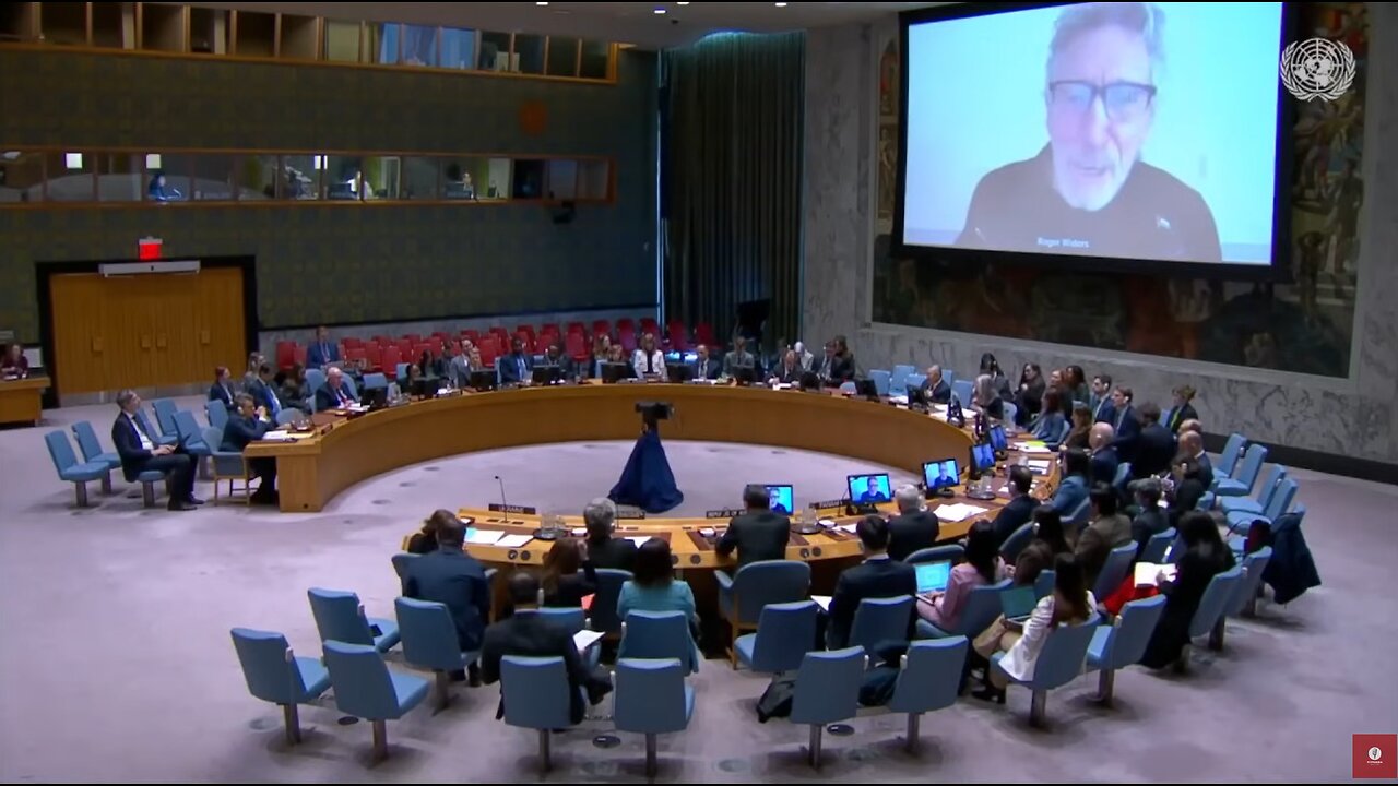 Roger Waters powerful UN Security Council speech on Ukraine crisis