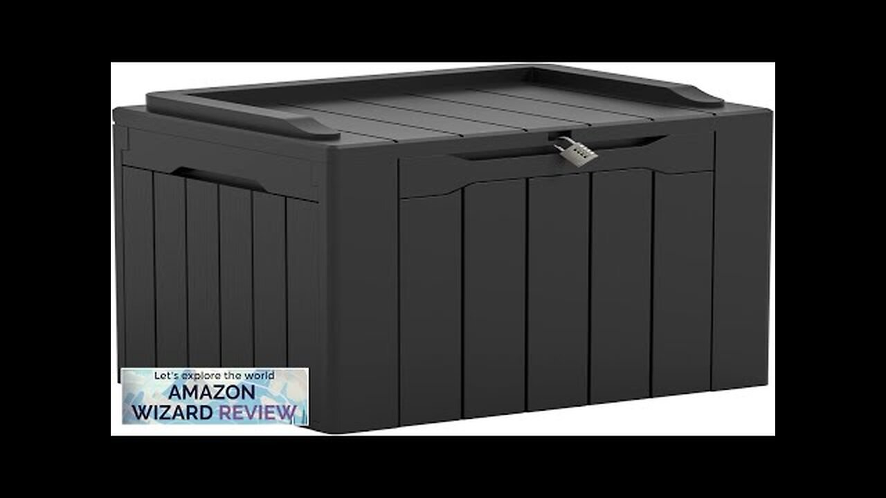 Greesum 31 Gallon Resin Deck Box Large Outdoor Storage for Patio Furniture Review