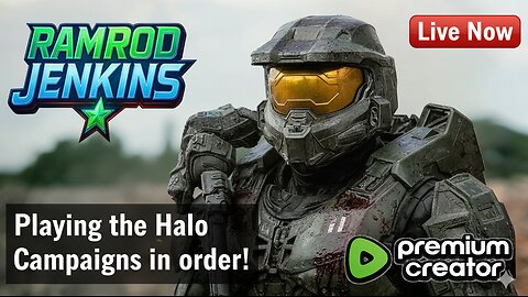 Premium Stream! Halo Journey Continues! USAF Veteran! Rumble Premium Creator!