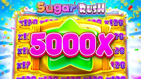 SENSATIONAL MAX WIN On SUGAR RUSH!! (5000X WIN)