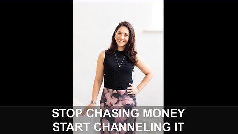 STOP CHASING MONEY - Chloe Gold with Jane Applegath