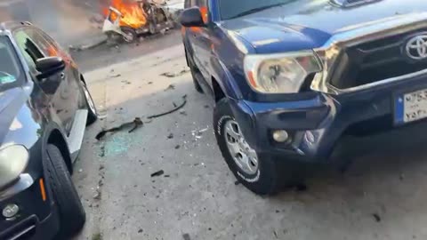 Lebanese media reports casualties in an Israeli drone strike on a car in the southern Lebanon 