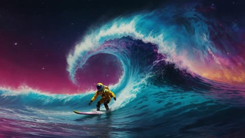 Cosmic Surfer: Riding the Solar Winds