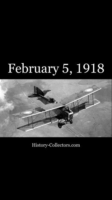 #OnThisDay February 5, 1918: Combat Debut