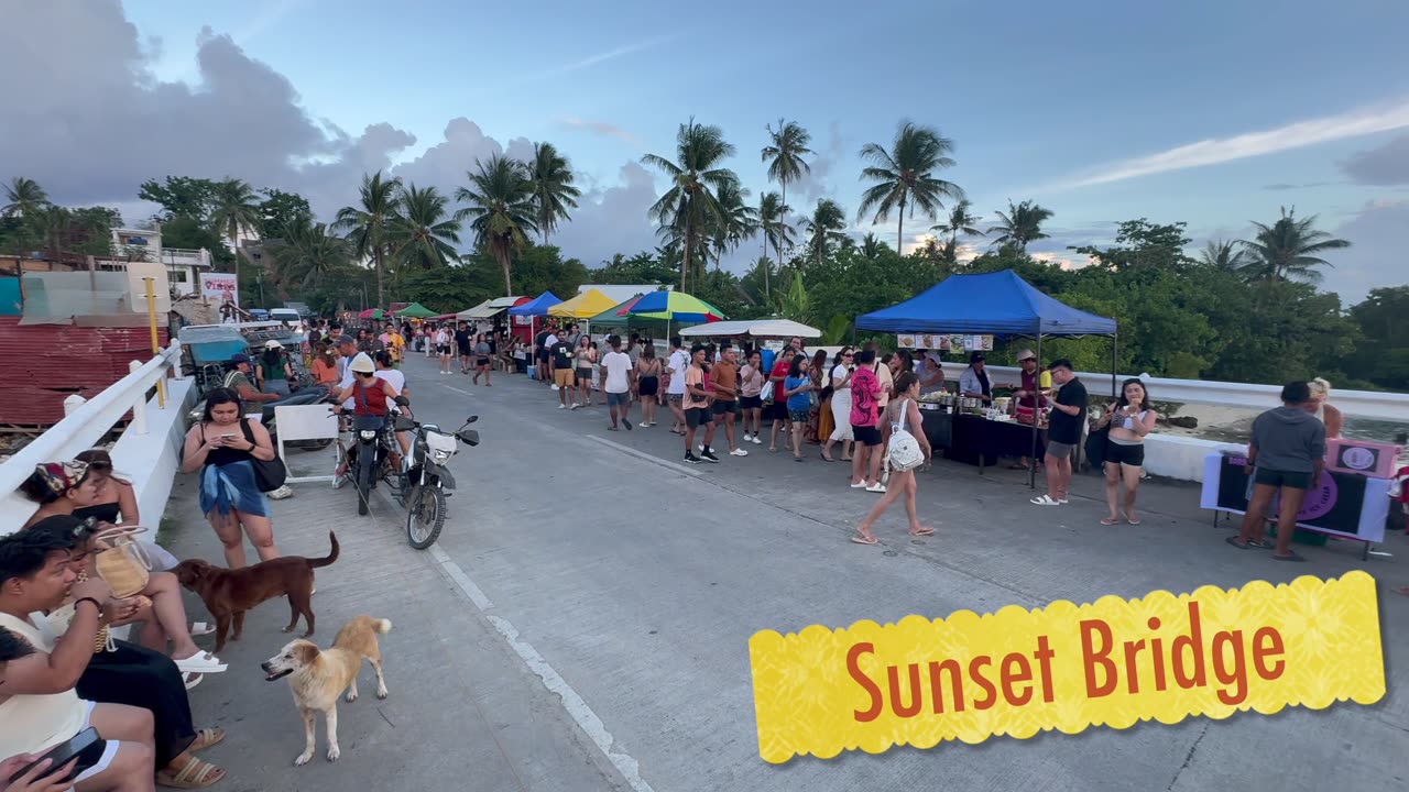 Barbies Ice Cream on the Sunset Bridge in Siargao, Philippines