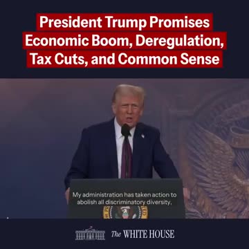 President Trump’s promises from his WEF speech: