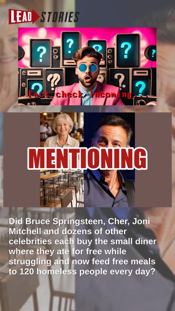 Fact Check: Clickbait Story About Diner Bought By Various Celebrities To Feed 120 Homeless NOT Real