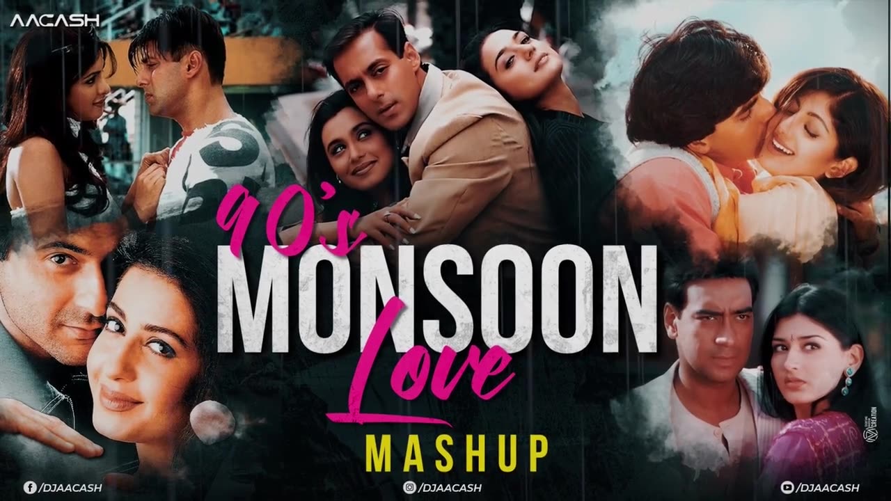 90s Romantic Love Mashup 💖 AACASH | Best Romantic Hits | Salman Khan | Shah Rukh Khan #90shindisongs
