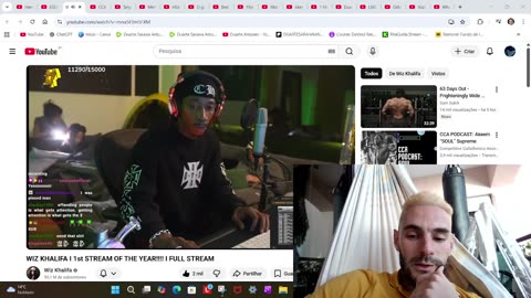 My First Favorite Rapper Is Doing Lives Now on Youtube @ @wizkhalifa ​