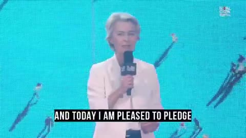 Ursula speaking for the EU - “I’m pleased to pledge $290M for Gavi, the vaccine alliance.