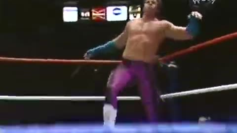 Brutus beefcake in pink tights/pants vs. Billy jack Haynes