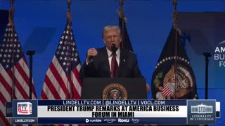 LIVE - President Trump Delivers Remarks At America Business Forum