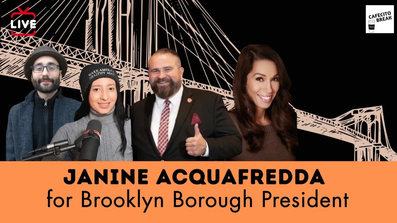 Janine Acquafredda for Brooklyn Borough President - Live 8pm w/ RA. Kozi & Mark