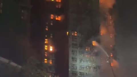 This fire in Hong Kong’s Tai Po district k^lled at least 13 people