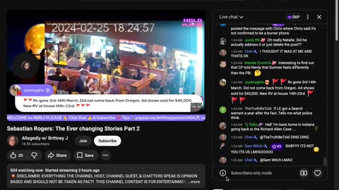 Sebastian Rogers: The Ever changing Stories Part 2