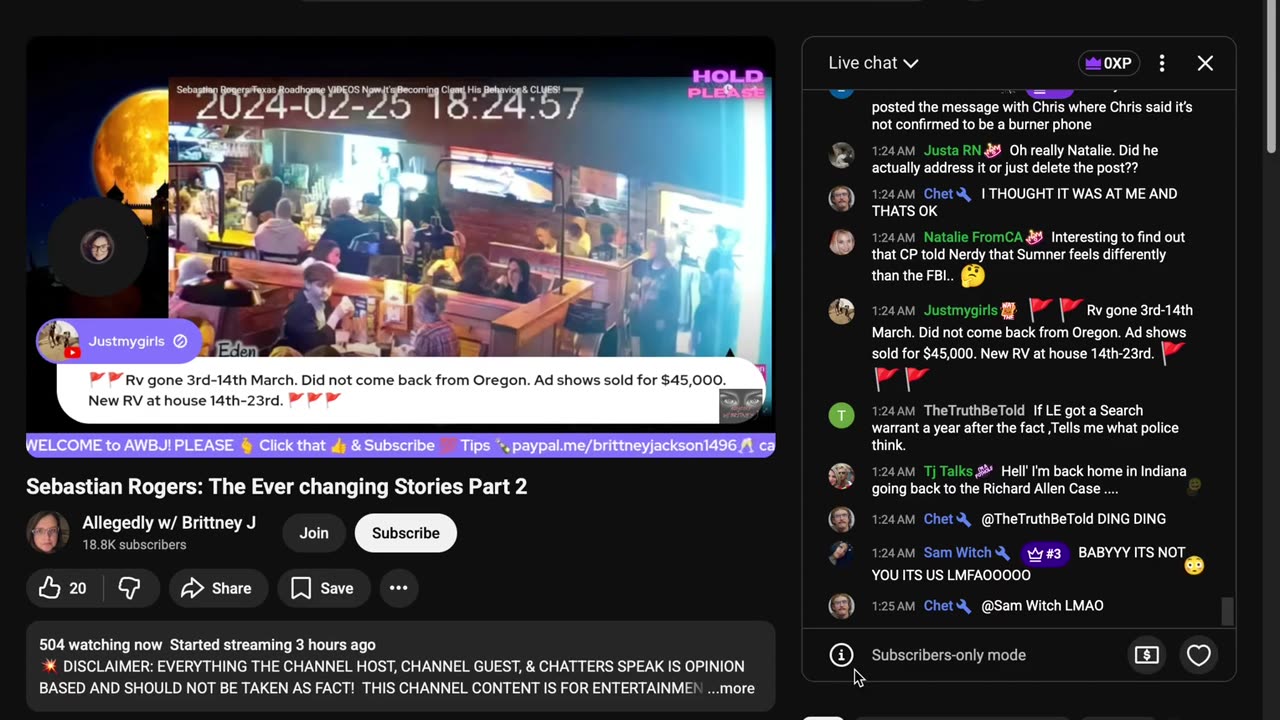 Sebastian Rogers: The Ever changing Stories Part 2