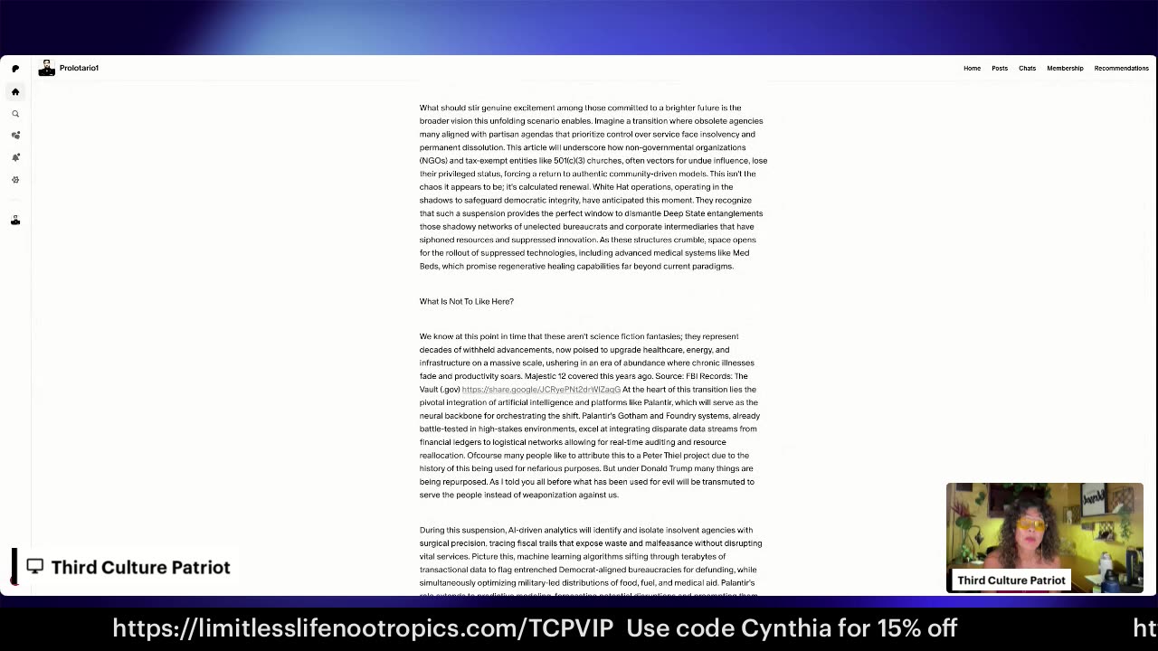 10/8/25 Judicial overreach, Comey arrested, Medical kidnapping, Chicago Discovery & More!