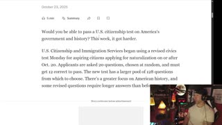 Aggressive Texting, Practice Citizenship Test, Fed vs Fed | 10/29/25