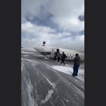 Delta Plane Crashes, Flips At Toronto Airport