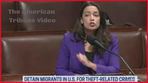AOC Rages, Shouts on the House Floor Over Trump Policy “Detaining Illegals Who Commit Crimes” 